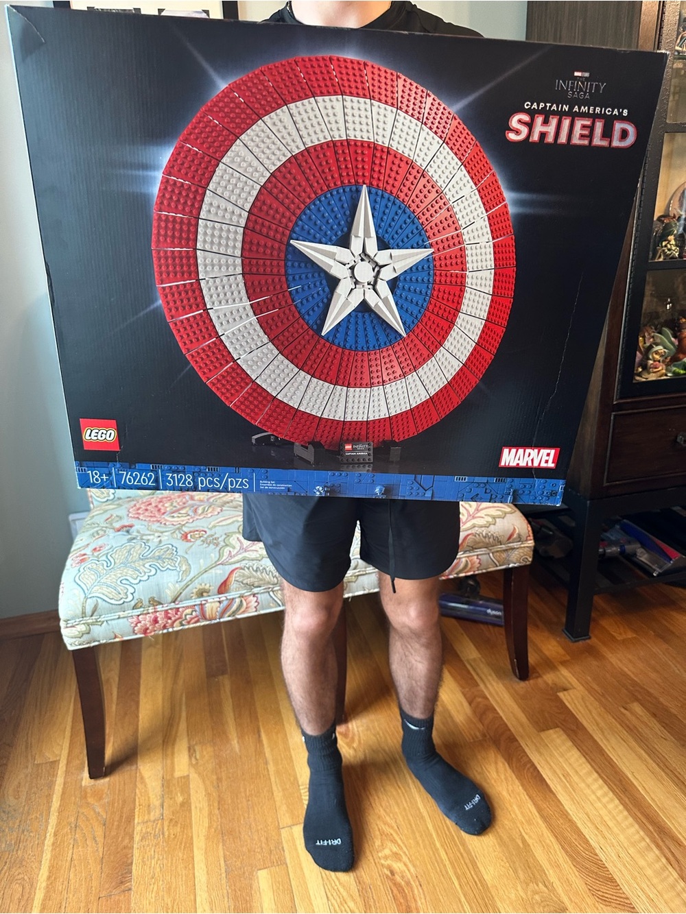 Retired Lego Captain America shield